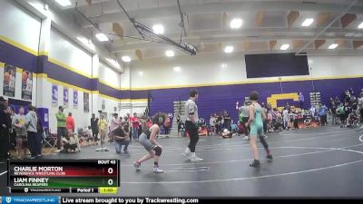 85 lbs 1st Place Match - Liam Finney, Carolina Reapers vs Charlie Morton, Reverence Wrestling Club