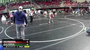 70 lbs Cons. Round 3 - Jace Brodersen, Randolph Wrestling Club vs Cruz Caudillo, MWC Wrestling Academy