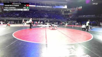 175 lbs Champ. Round 1 - Blake De La Fuente, River Valley vs Max Campbell, Ponderosa