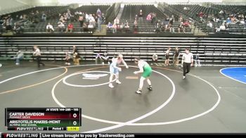 193 lbs Champ. Round 3 - Aristotelis Makris-Montes, Olympus High School vs Carter Davidson, Pleasant Grove