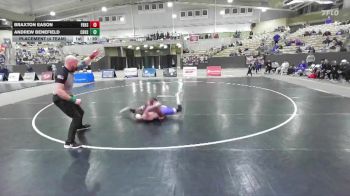 132 lbs Placement (4 Team) - Andrew Benefield, Christian Brothers High School vs Braxton Eason, Father Ryan High School