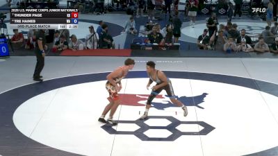 165 lbs 3rd Place Match - Thunder Page, Kansas vs Tre Haines, Washington