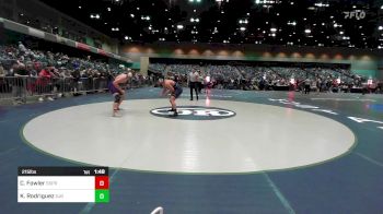 215 lbs Round Of 16 - Caden Fowler, Spanish Springs vs Kevin Rodriguez, St John Bosco