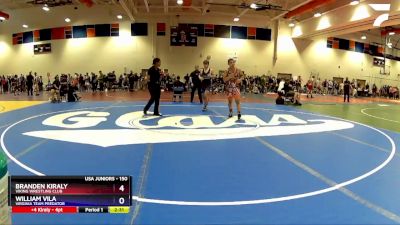 150 lbs Champ. Round 1 - Branden Kiraly, Viking Wrestling Club vs William Vila, Virginia Team Predator