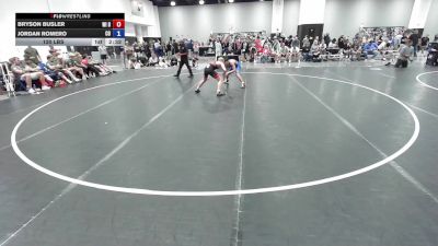 120 lbs Bryson Busler, Wisconsin Blue vs Jordan Romero, Colorado