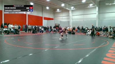 117 lbs Semifinal - Carleigh Czerneski, Adrian vs Chloe Colton, Alma