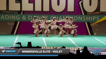 Winnersville Elite - Violet [2022 Day 1] 2022 CHEERSPORT National Cheerleading Championship
