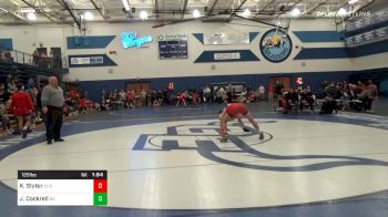 126 lbs Semifinal - Keegan Slyter, Olathe North vs Jackson Cockrell, Broken Arrow