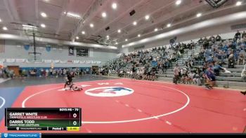 70 lbs 1st Place Match - Darris Todd, Green River Grapplers vs Garret White, Thermopolis Wrestling Club