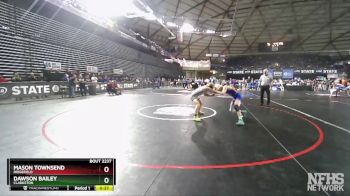 2A 126 lbs Cons. Round 2 - Dawson Bailey, Clarkston vs Mason Townsend, Ridgefield