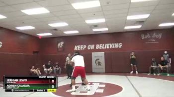 240 lbs Champ. Round 1 - Jermiah Lewis, Eldorado vs Adrien Calagua, Green Valley