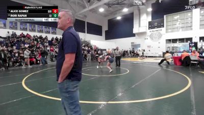 110 lbs Quarterfinal - Rori Rapan, La Quinta/La Quinta vs Alice Gomez, Corona