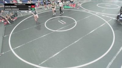 155 lbs 3rd Place Match - Leslie Fermin, Pounders Wrestling Club vs Aurora Oswald, Threshold Wrestling Club