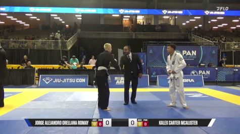 Jorge Alejandro Orellana Romay vs Kalex Carter Mcalister 2026 Pan Jiu Jitsu IBJJF Championship