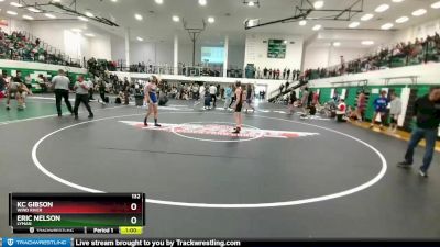 132 lbs Cons. Round 5 - Eric Nelson, Lyman vs KC Gibson, Wind River