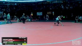 155 lbs Cons. Round 2 - Shylee Tuzon, Central - Grand Junction vs Sophia Lucero, Skyview