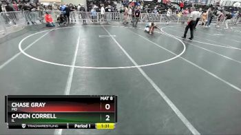 100 lbs Champ. Round 3 - Chase Gray, MO vs Caden Correll, IL