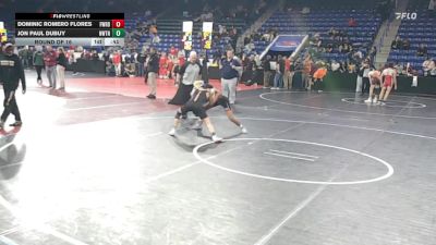 106 lbs Round Of 16 - Dominic Romero Flores, Fairfield Warde vs Jon Paul Dubuy, Newton North