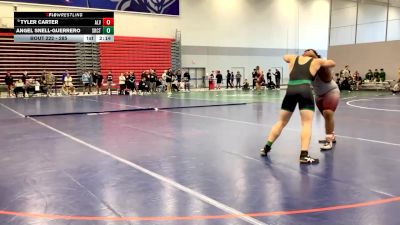 285 lbs Cons. Round 1 - Angel Snell-Guerrero, Slippery Rock Club Team vs Tyler Carter, Alvernia University