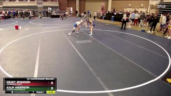 121 Championship Bracket Cons. Round 5 - Kalin Anderson, Kasson-Mantorville vs Grady Jennissen, Cambridge-Isanti