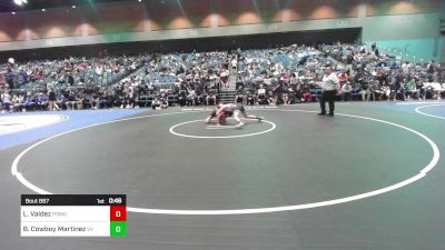 106 lbs Consi Of 32 #2 - Lincoln Valdez, Pomona vs Bradley Cowboy Martinez, Volcano Vista