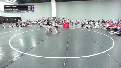 113 lbs Camden Rugg, Wisconsin Red vs Jackson Thorn, Minnesota Blue