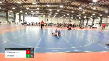 220 lbs Prelims - Jacob Thompson, ECWC vs Tyler Waltman, Buffalo Valley Black