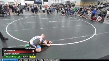 67 lbs Cons. Round 5 - Landon Rowley, KS vs Silas Durick, IA