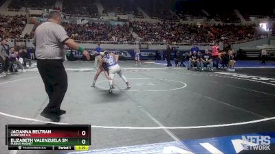 D1-107 lbs 1st Place Match - Elizabeth Valenzuela Smith, Pueblo Magnet vs Jacianna Beltran, Sunnyside H.S.