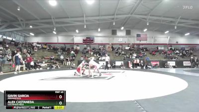 149 lbs Cons. Round 6 - Alex Castaneda, Colorado Mesa vs Gavin Garcia, Indianapolis