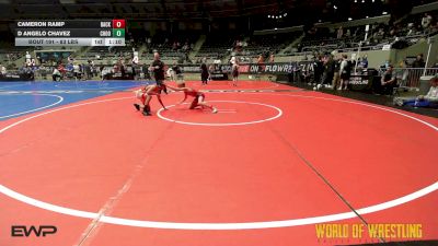 83 lbs 2nd Place - Cameron Ramp, Backyard Brawlers Midwest vs D Angelo Chavez, Choose Hard Wrestling Academy