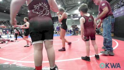 160 lbs Rr Rnd 2 - Remy Allsbrooks, Warhorse Wrestling Club vs Kenzie Church, Skiatook Youth Wrestling