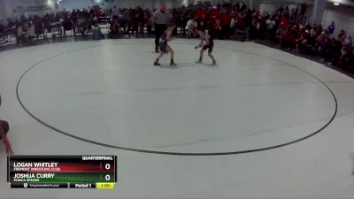 20 lbs Quarterfinal - Logan Whitley, Fremont Wrestling Club vs Joshua Curry, Ponca Spears