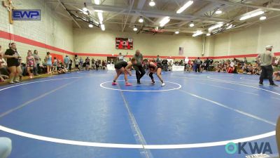 126 lbs Rr Rnd 1 - Iris Cisneros, Skiatook Youth Wrestling vs Brinleigh Imes, Warner Eagles Youth Wrestling