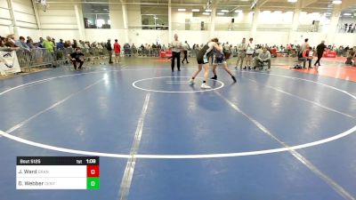 169 lbs Round Of 32 - James Ward, Grange Grappling Club vs David Webber, Central Mass Wrestling