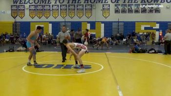 145 lbs Quarterfinal - Zac Creeden, Jupiter High School vs Lukas Forehand, Wellington Wrestling