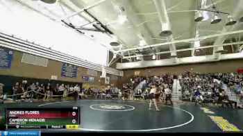 170 lbs Cons. Round 1 - Cameron Henagir, Boulder City vs Andres Flores, Elko