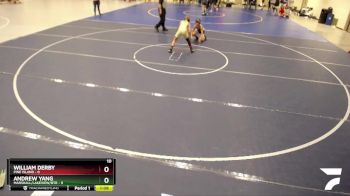 105 lbs Semis (4 Team) - Andrew Yang, Marshall/Lakeview/RTR vs William Derby, Pine Island