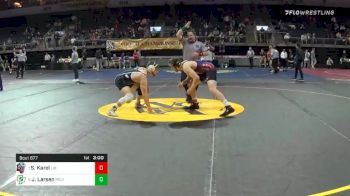 184 lbs Quarterfinal - Sam Karel, Liberty University vs Jared Larsen, California Polytechnic University WC