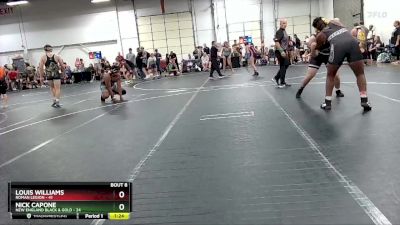 215 lbs Round 2 (8 Team) - Louis Williams, Roman Legion vs Nick Capone, New England Black & Gold