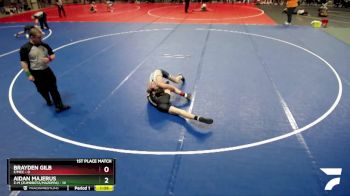 115 lbs Placement (4 Team) - Brayden Gilb, F/MCC vs Aidan Majerus, Z-M (Zumbrota/Mazeppa)