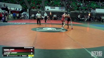 7A 138 lbs Quarterfinal - Carter Lindsey, Bob Jones vs Kiowa Vines, Thompson HS