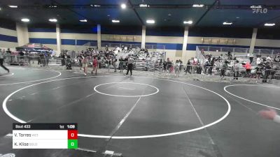 94 lbs Round Of 32 - Vanessa Torres, Victory WC vs Kaliya Klise, Gold Rush Wr Ac