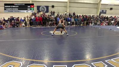 132 lbs Champ. Round 1 - Kieran O`Malley, Xavier vs Joseph Rivera, Iona Prep