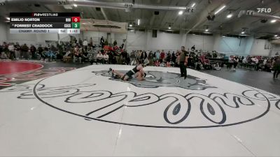 150 lbs Champ. Round 1 - Emilio Norton, Riverdale Ridge vs Forrest Craddock, Colorado Springs Christian