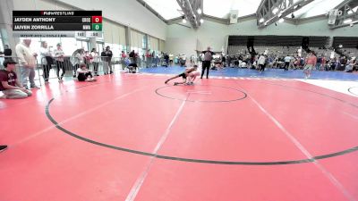 110-I lbs Consi Of 16 #2 - Jayden Anthony, Cross vs Jaiven Zorrilla, Mwa