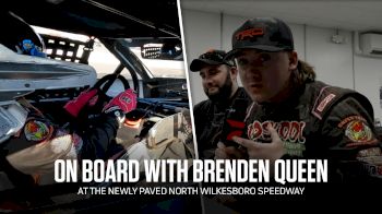 Take A Ride Around The Newly Paved North Wilkesboro Speedway With Brenden Queen