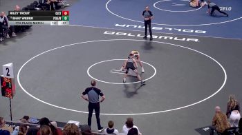 7th Place Match - Riley Trout, Custer vs Shay Weber, Philip/Kadoka Area/Wall