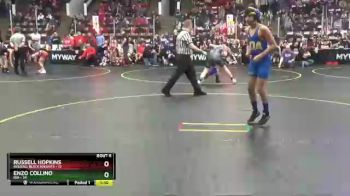 102 lbs Round 3 (4 Team) - Enzo Collino, Ida vs Russell Hopkins, Belding Black Knights
