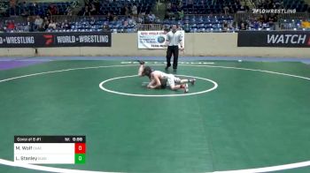 73 lbs Consolation - Mason Wolf, Ouachita WC vs Logan Stanley, Glenpool Youth Wrestling